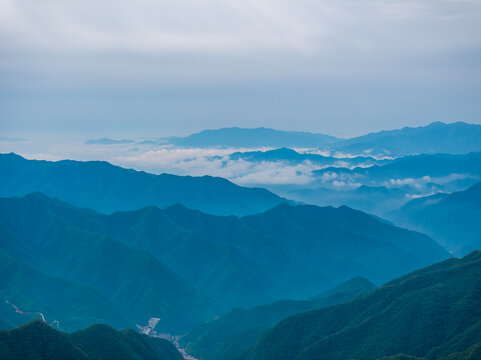 陕西终南山云海