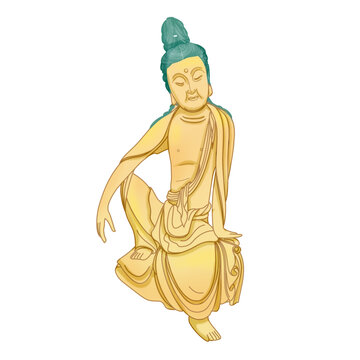 宋水月观音像