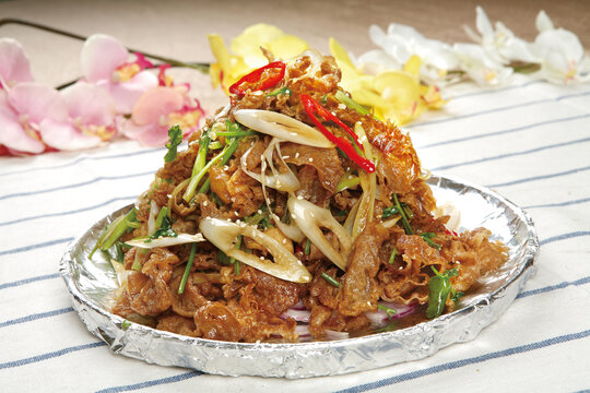 铁板炒烤羊肉
