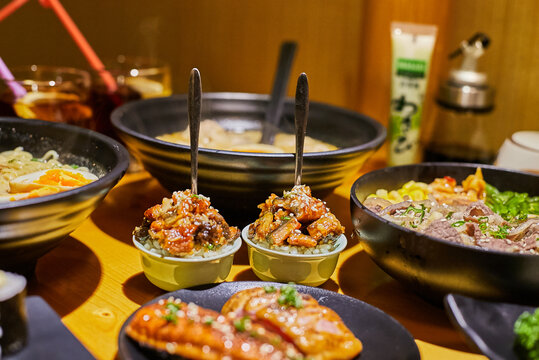 多样美味日式料理美食集合
