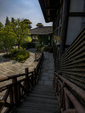 茅东风情小镇风光