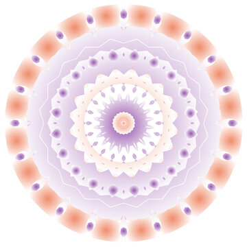 梦幻花纹图案