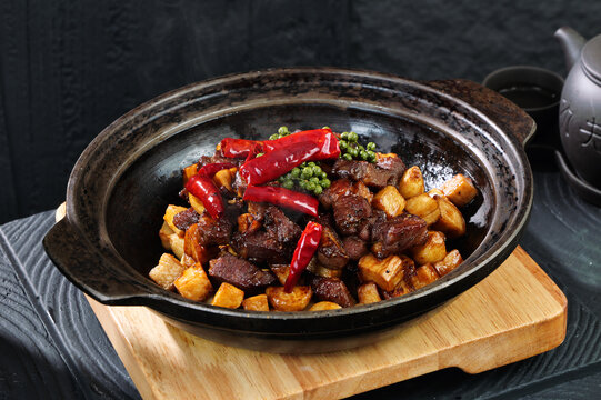 香煎山药黄牛肉