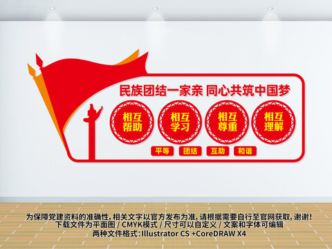 民族团结文化墙