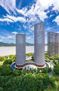 杭州市滨江区亚科中心城市环境