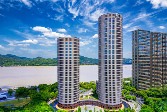 杭州市滨江区亚科中心城市环境