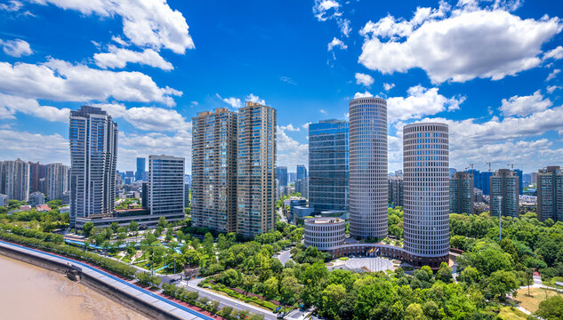 杭州市滨江区亚科中心城市环境
