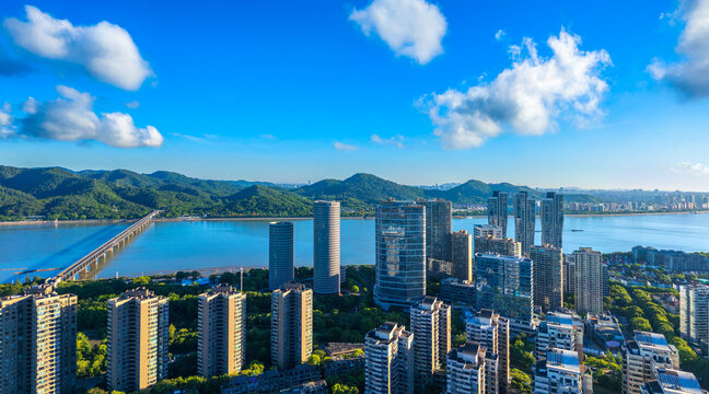 杭州市滨江区亚科中心城市环境