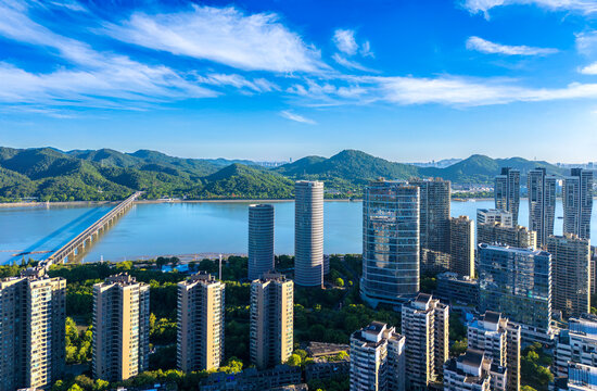 杭州市滨江区亚科中心城市环境