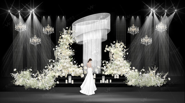 梦幻白色系韩式婚礼