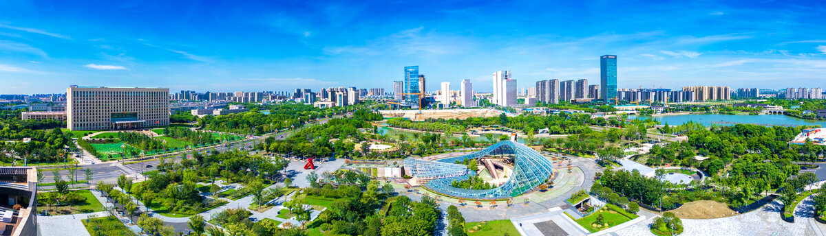 浙江省嘉兴平湖市城市风光