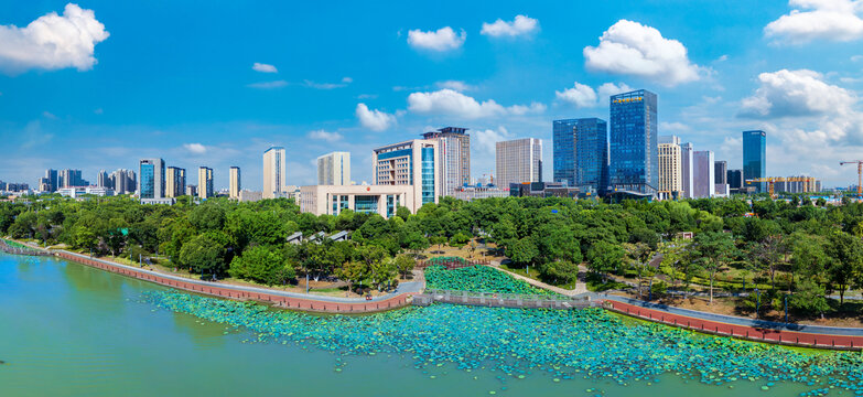 浙江省嘉兴平湖市城市风光