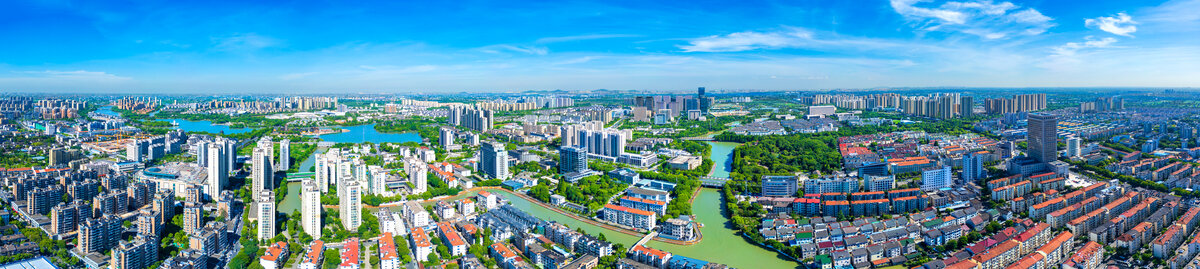 浙江省嘉兴平湖市城市风光