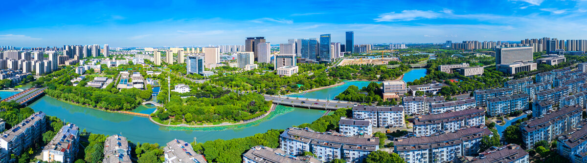 浙江省嘉兴平湖市城市风光