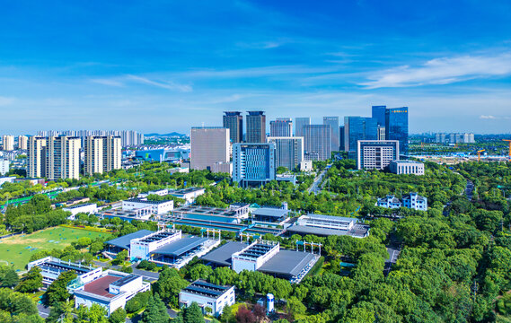 浙江省嘉兴平湖市城市风光