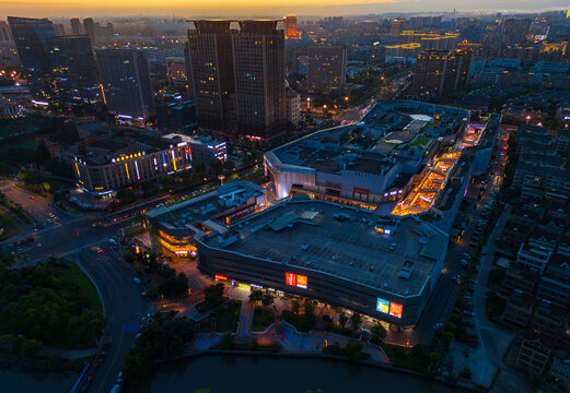 浙江省嘉兴平湖市城市风光