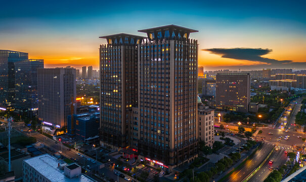 浙江省嘉兴平湖市城市风光