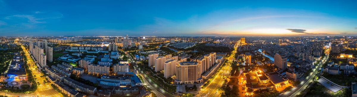浙江省嘉兴平湖市城市风光