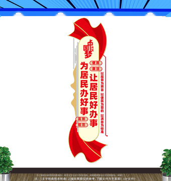 党群服务中心形象墙
