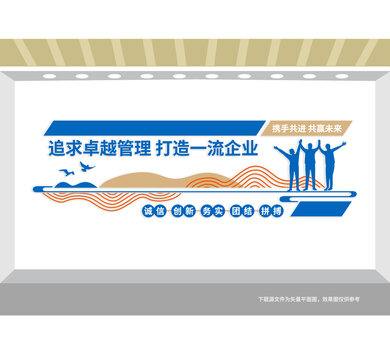 企业励志文化墙