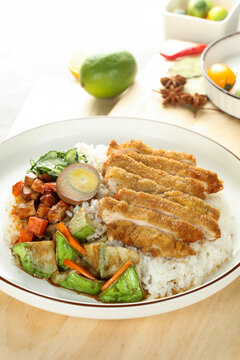 鸡排饭