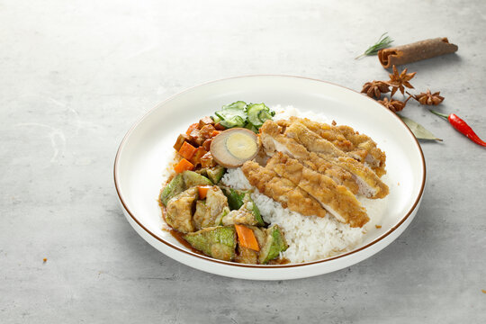 鸡排饭