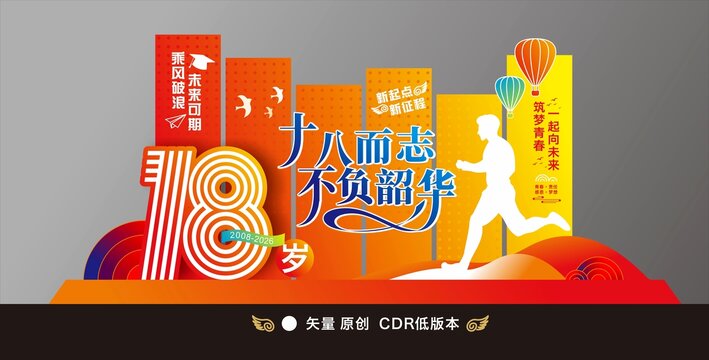 十八岁成人礼布置