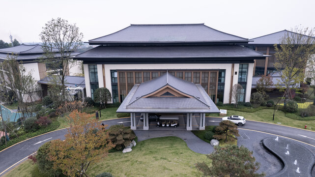 中式风格大气建筑景观