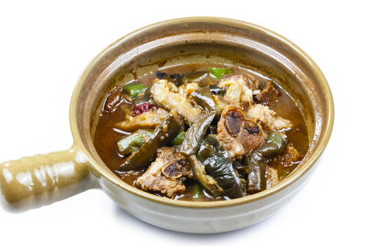 茄子烧排骨