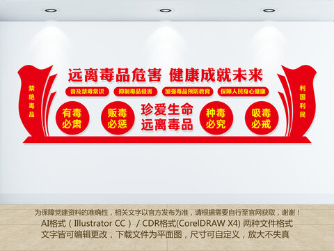 禁毒宣传文化墙