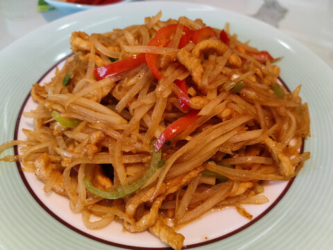 土豆炒肉丝