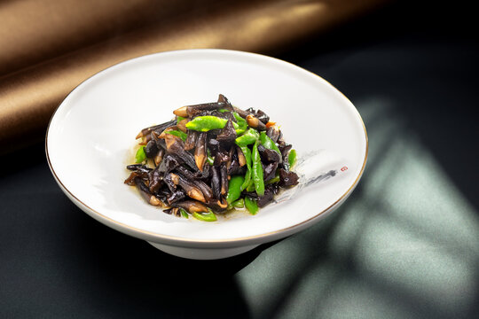 小炒黑鸡枞