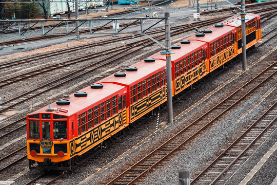 嵯峨野号岚山小火车