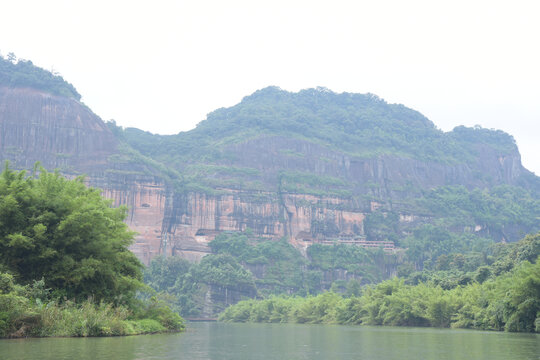 广东韶关丹霞山赤壁丹霞景点