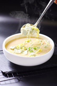 白菜豆腐汤