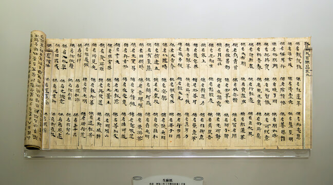 千佛名经卷