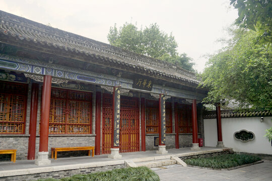 陕西汉中市博物馆古汉台遗址传统建筑东华厅