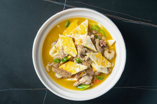 金汤肉片豆腐美味佳肴