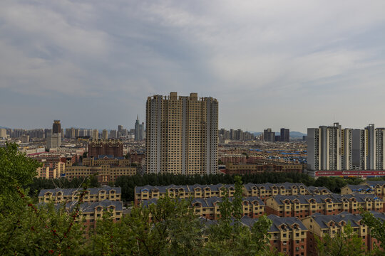 城市建筑与居民区景致