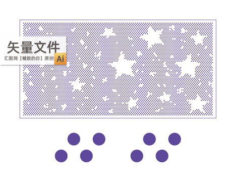 五角星点状图