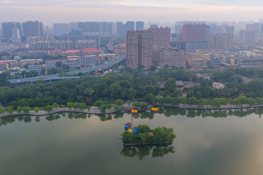 济南大明湖公园