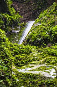 山涧飞瀑