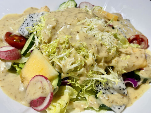 美味缤纷蔬果沙拉轻食减脂减肥瘦身