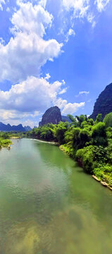 秀丽漓江山水风光