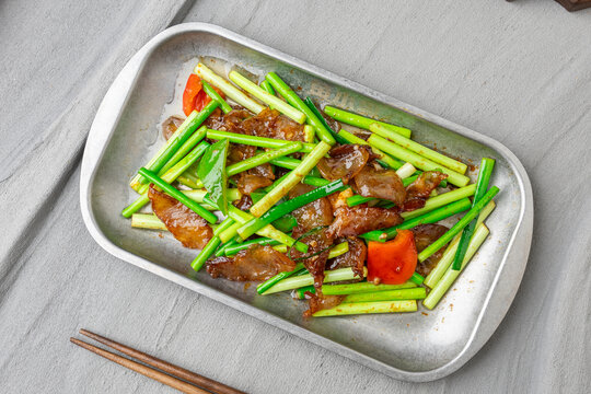 蒜薹炒腊肉