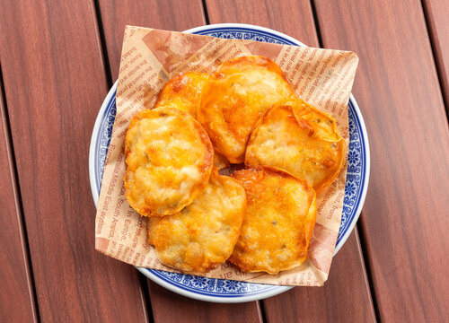 香煎虾饼