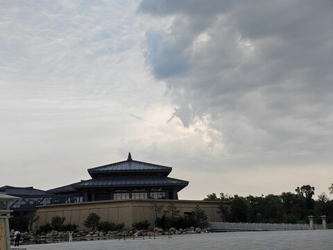 陕西历史博物馆秦汉馆外景