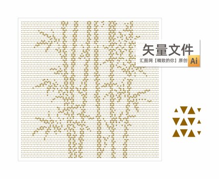 三角形孔水墨竹影