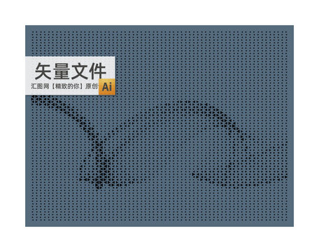 曲线三角形镂空
