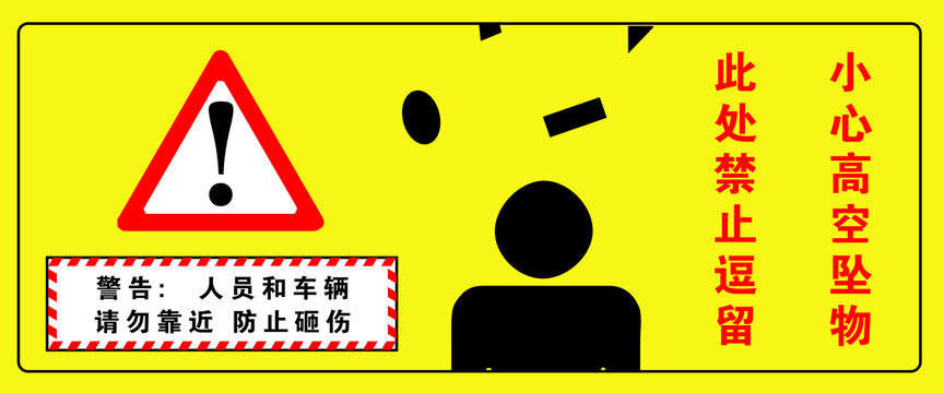 小心高空坠物
